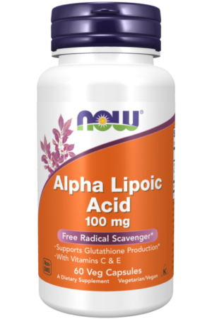 Now Alpha Lipoic Acid 100mg Caps 60's